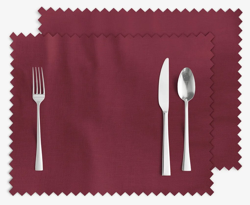 Goldea karácsonyi teflonbevonatú reggeliző alátét - bordó - 2db 30 x 40 cm