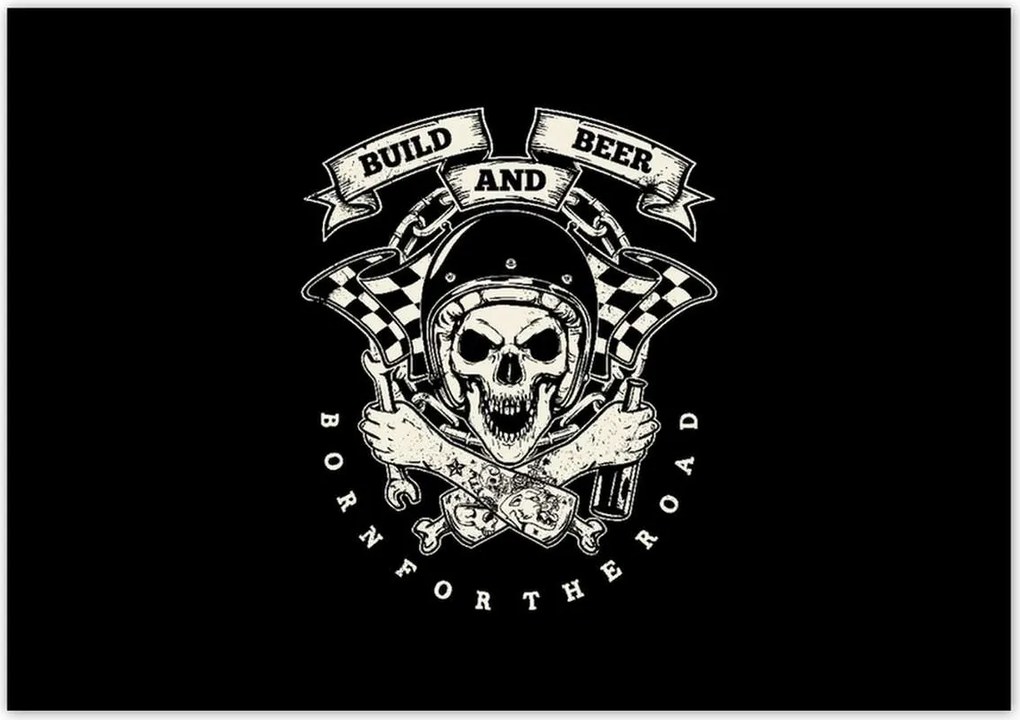 Poszterek 100x70 Motorkerékpáros hangulat