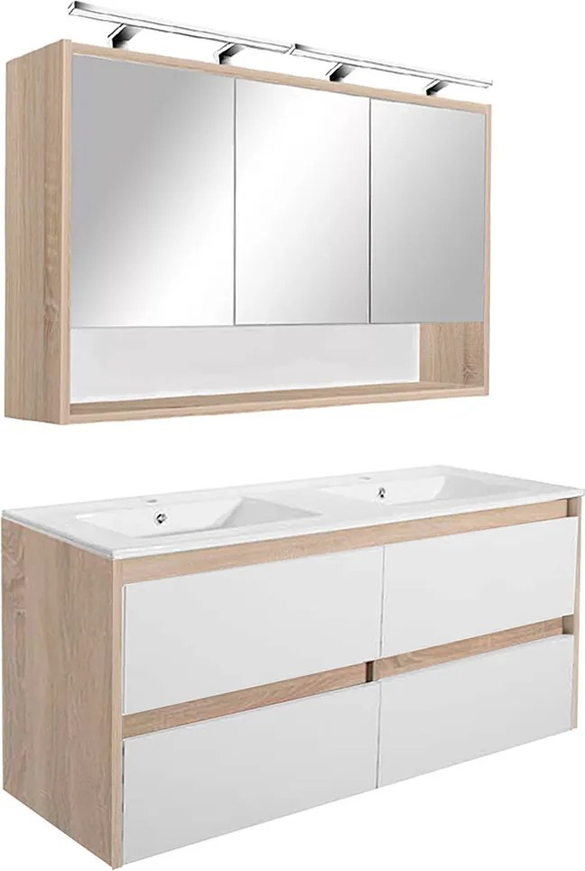 Porto 120 komplett sonoma tölgy-fehér