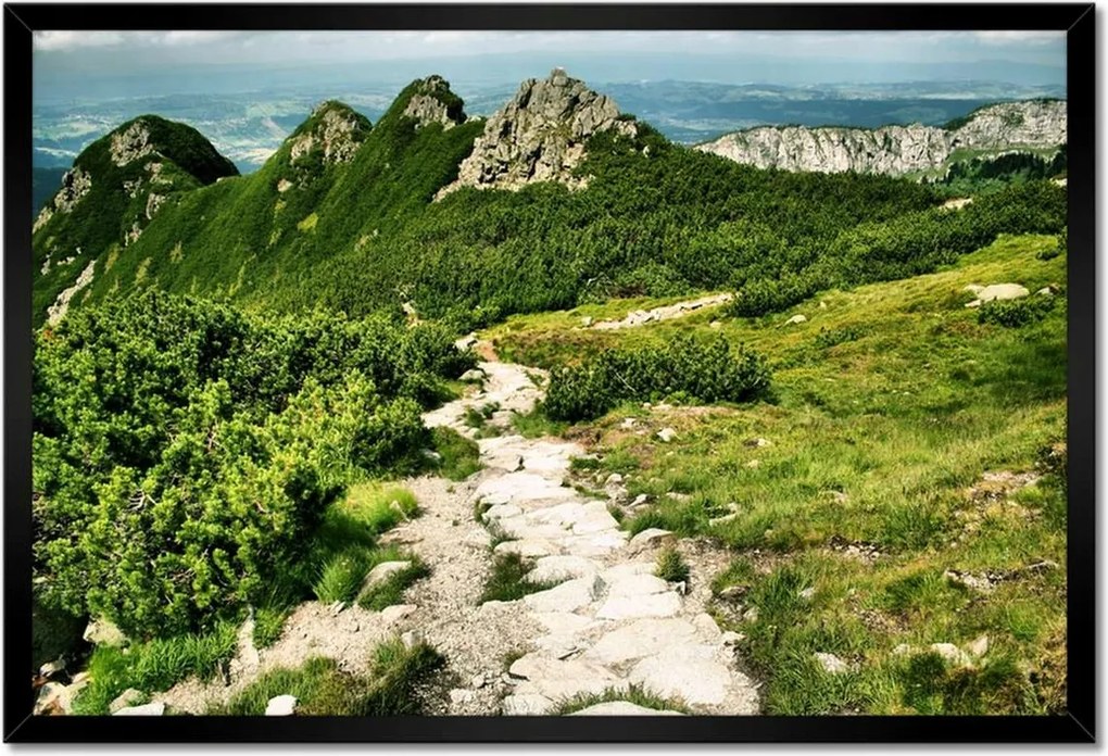 Poszterek keretben 60x40 Tátra Lengyel hegyek Kilátás