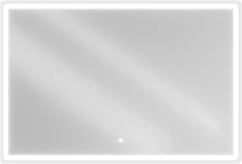 Mexen Navia 120 x 80 cm-es LED-es fürdőszobai tükör, 6000K, páramentes - 9803-120-080-611-00