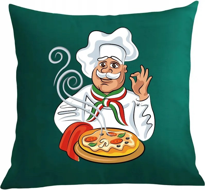 Párna párnahuzat Pizzer Man nyomtatás Ajándék