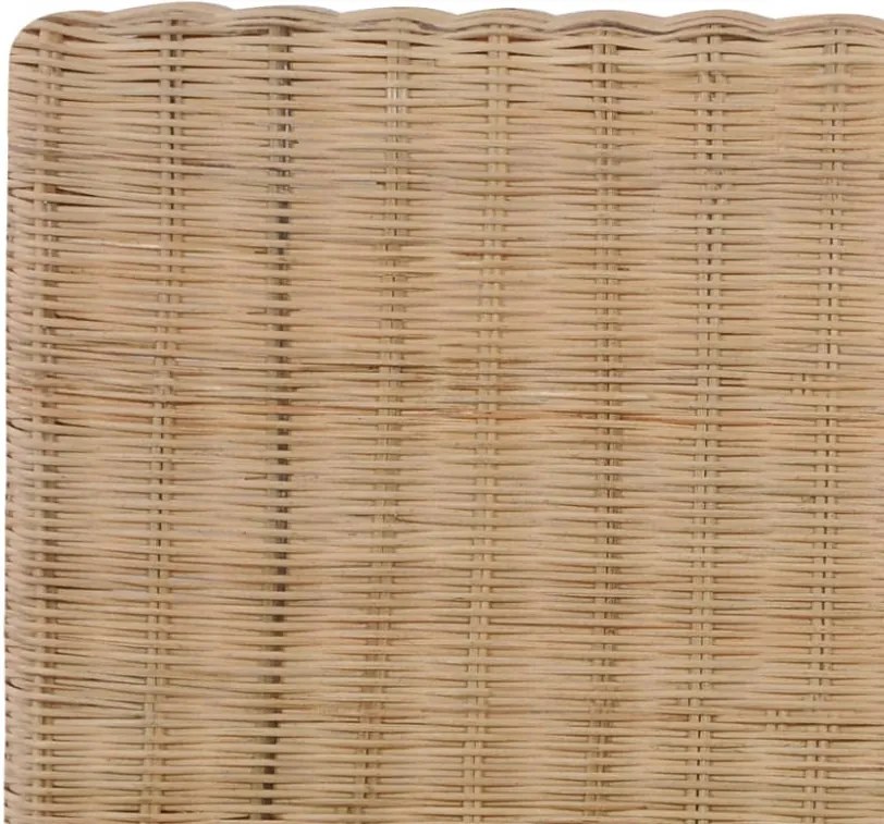 kézzel font valódi rattan ágykeret 160 x 200 cm