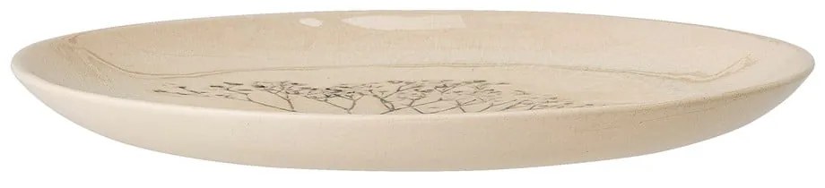Barna desszertes agyagkerámia tányér ø 22 cm Bea – Bloomingville