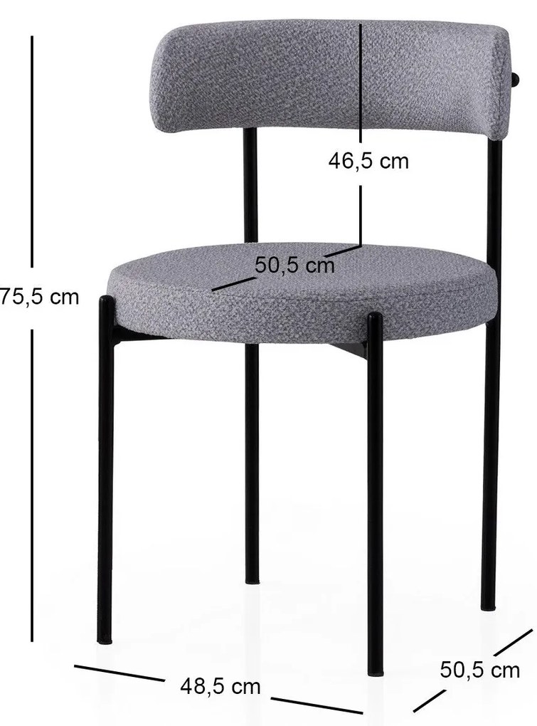 Étkezőszék szett (2 db) Gını - 4013 V2