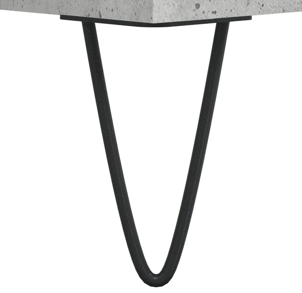 vidaXL betonszürke szerelt fa cipőszekrény 102x36x60 cm