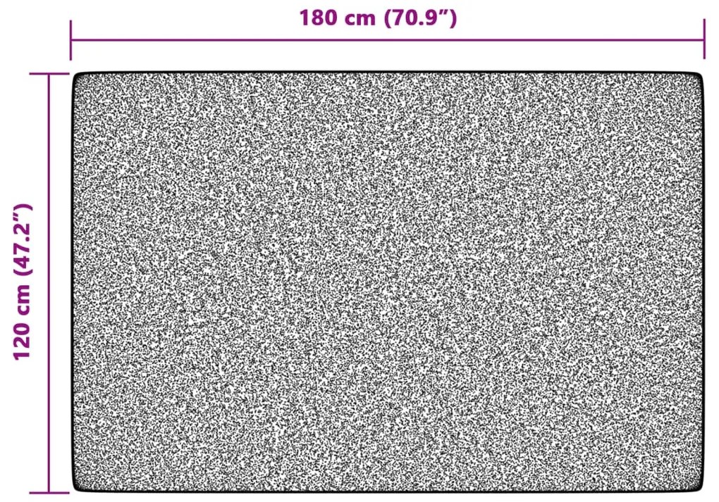 többszínű bel/kültéri csúszásgátló rövidszálú szőnyeg 120x180cm