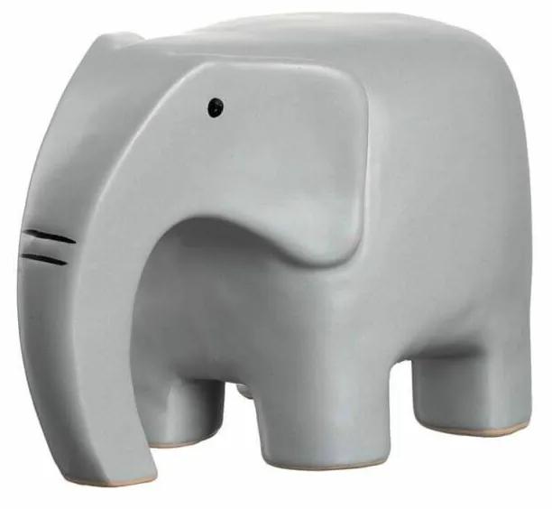 Leonardo Posto elefánt 9cm, szürke