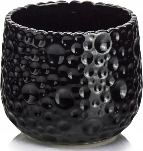 Fedél 18 cm kerámia fekete 05.383.18 Polnix