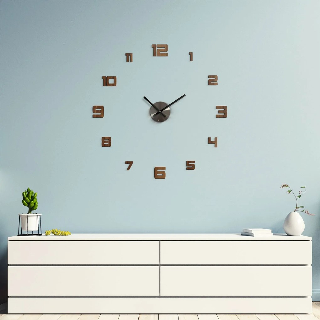 DUBLEZ | Öntapadós óra fából - Victoria