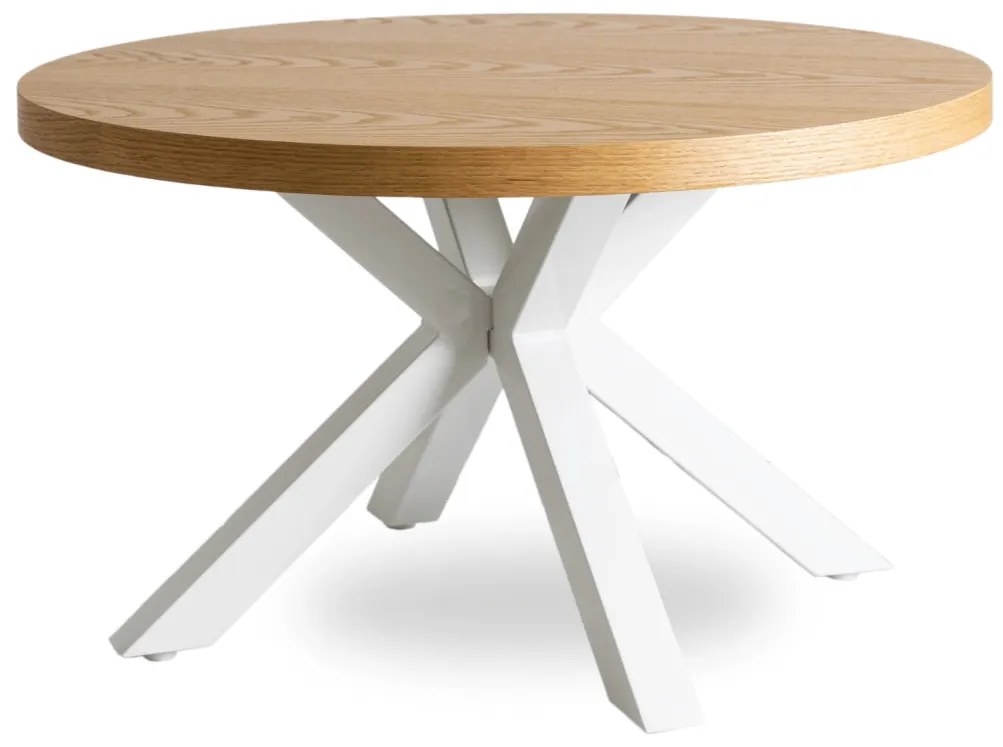 Dohányzóasztal Tölgy/Fehér Színben. LINCOLN