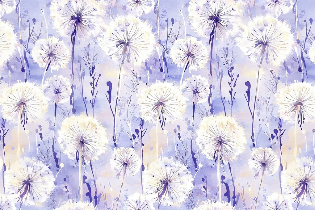 Fotótapéta Flizelina Minta Rét Természet Pitypang 416x254 ragasztó