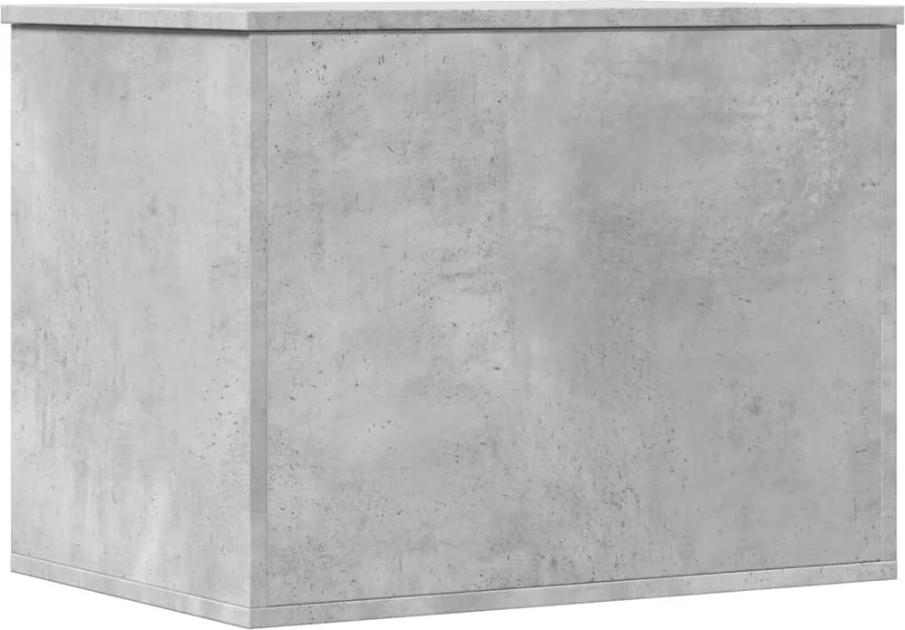 vidaXL betonszürke szerelt fa tárolóláda 60x42x46 cm