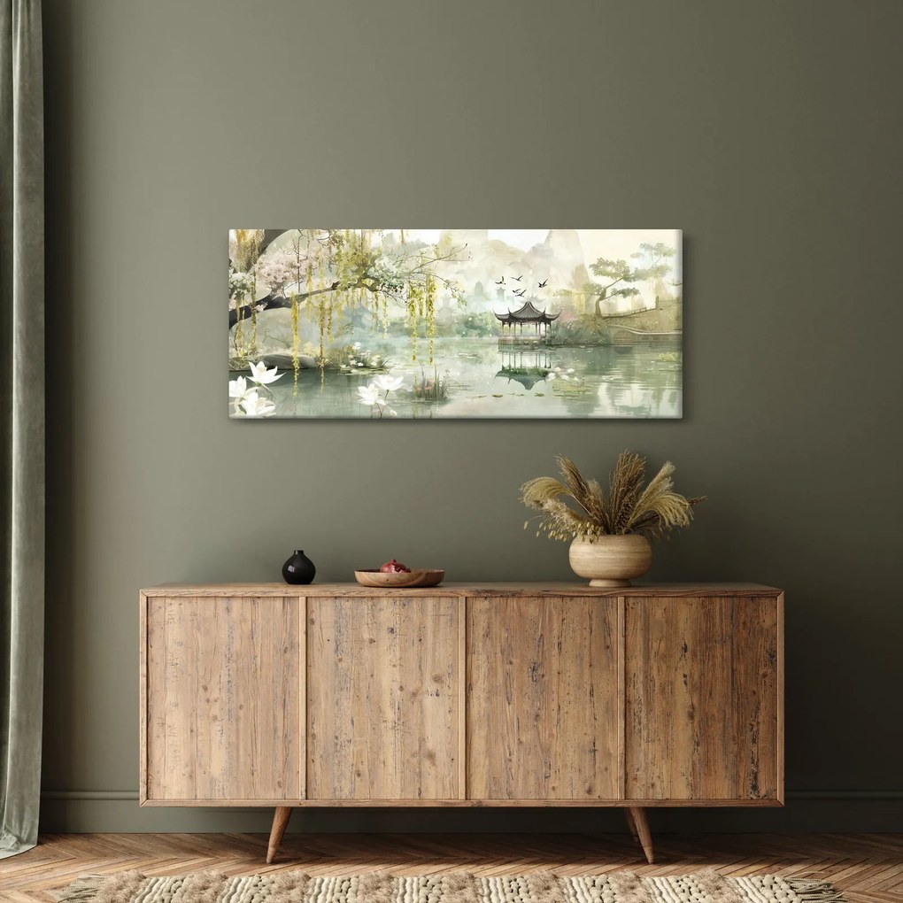 Kép - Kínai tó (120x50 cm)