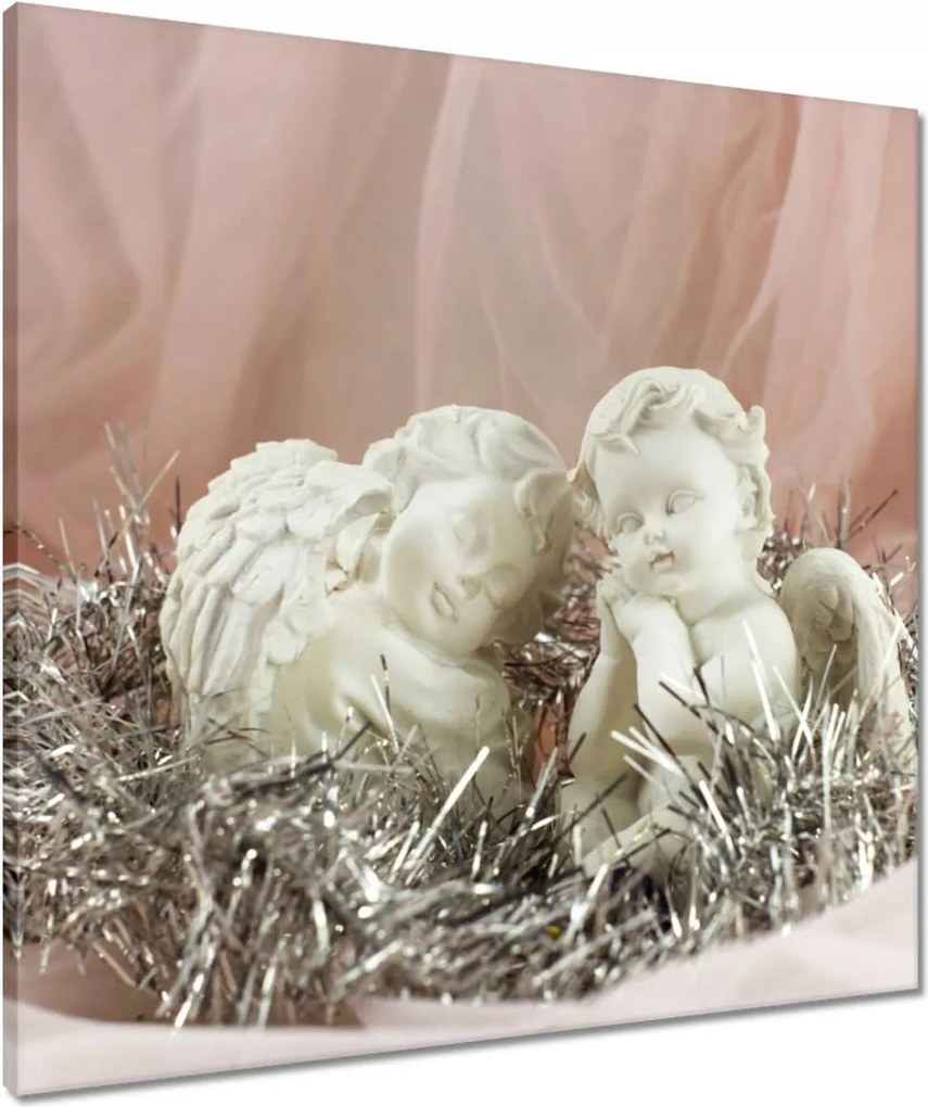 Vászonkép 60x60 Szimpatikus angyalkák