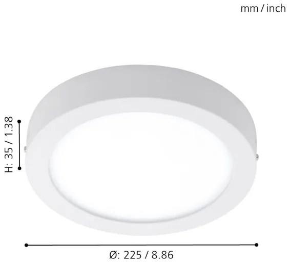 Eglo 98171 - LED dimmelhető kültéri lámpatest ARGOLIS-C LED/16,5W/230V IP44