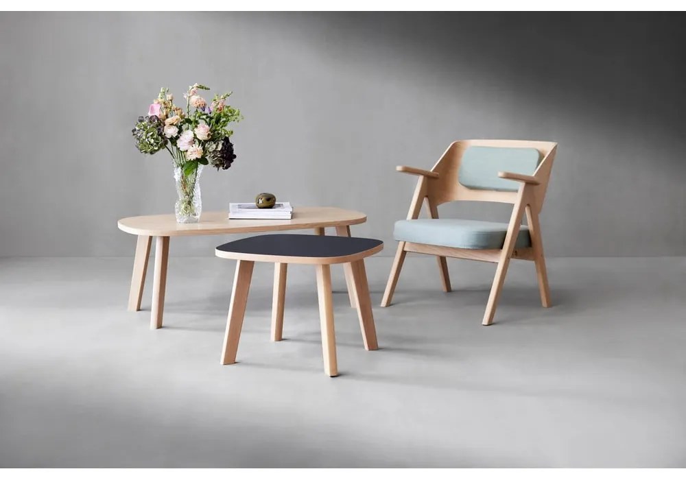 Me Tube sötétszürke tölgyfa fotel - Findhal by Hammel