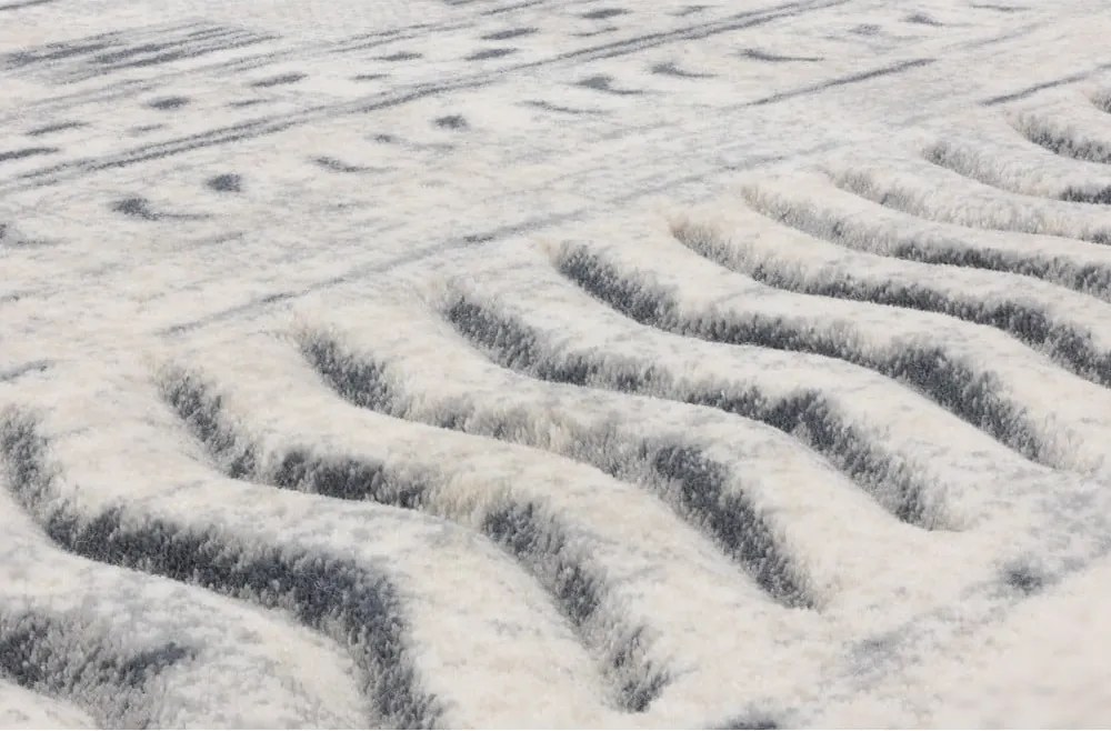 Fehér gyapjú szőnyeg 230x340 cm Masi – Agnella