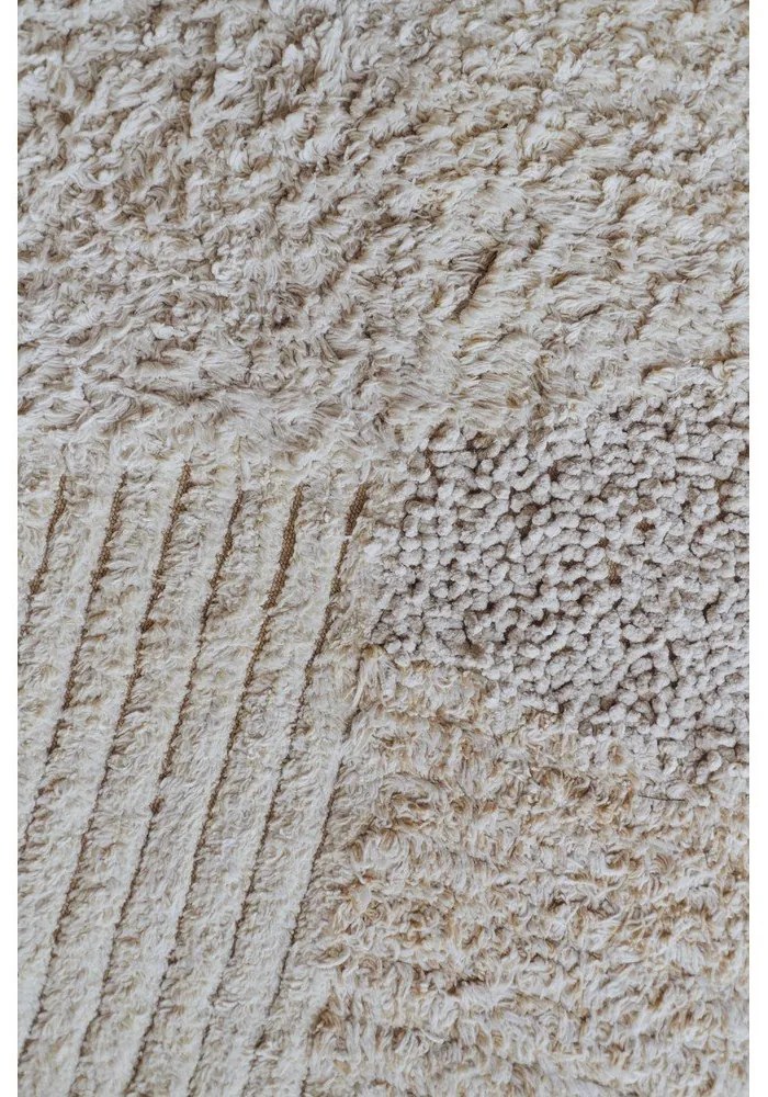 Bézs pamut gyerek játszószőnyeg 120x170 cm Farm Fields – Lorena Canals