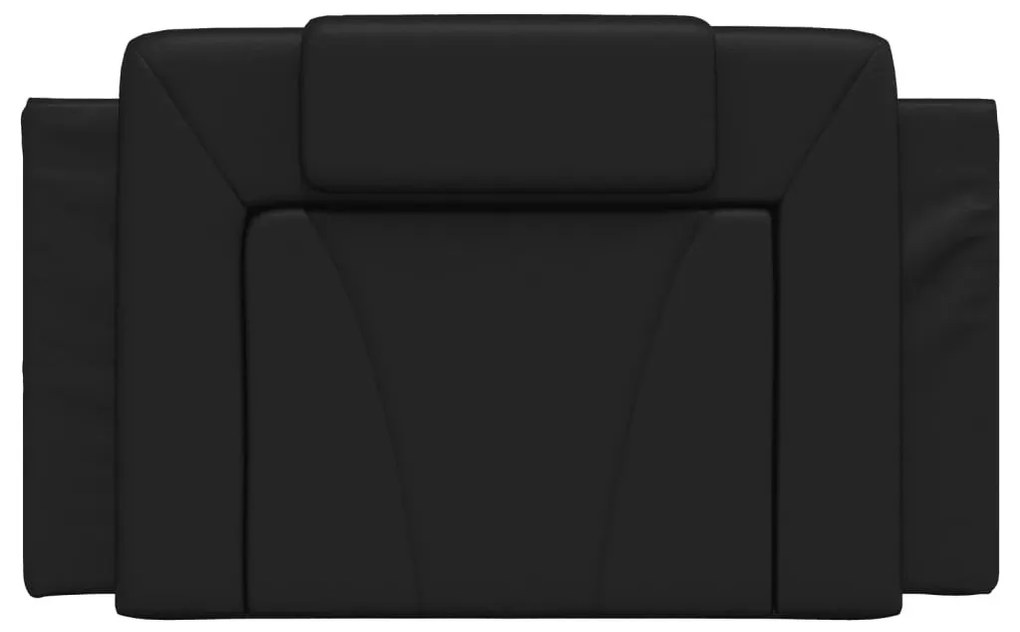 fekete műbőr fejtámla párna Viana 90 cm