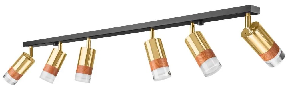 Spotlámpa AURORA 6xGU10/10W/230V