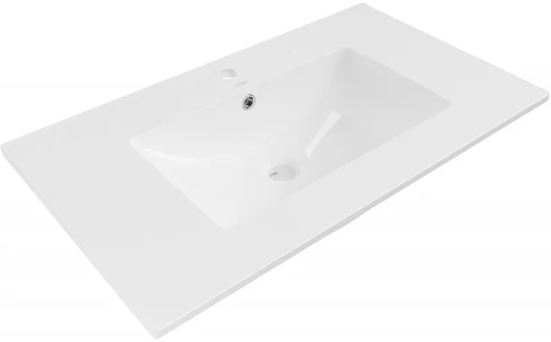 Mexen Atena részben munkalapba épített mosdó 80 x 46 cm, Fehér - 25018000