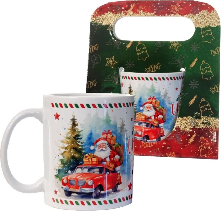 Mikulás Ajándék Karácsonyi Bögre Mikulás Ajándékokkal