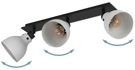 Eglo 43829 - Spotlámpa MATLOCK 3xE27/40W/230V