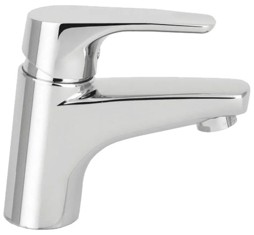 MOFÉM Junior Evo mosdó csaptelep, egykaros, álló, lánctartó szemmel, flexi cső