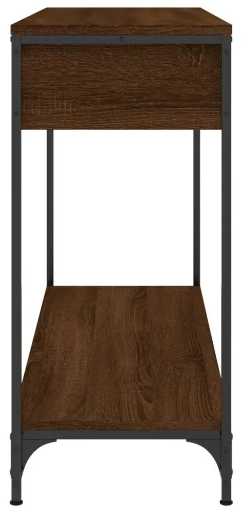 vidaXL barna tölgyszínű szerelt fa tálalóasztal 100 x 34,5 x 75 cm