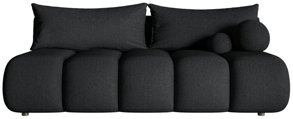 Háromszemélyes kanapé Didier mini (fekete + fekete). Akció -15%. 1100580