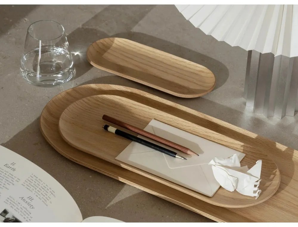 Fehér-ezüstszínű dimmelhető asztali lámpa textil búrával (magasság 36 cm) Taite – Blomus