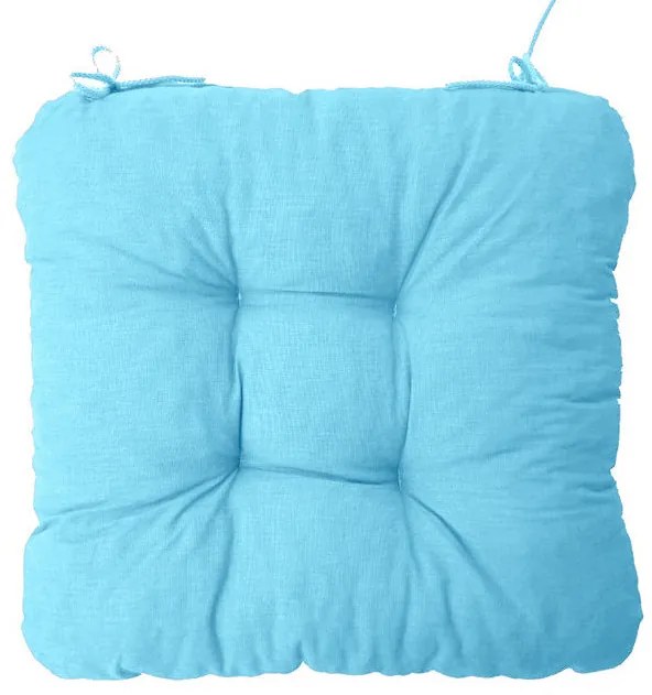 SOFT azúrkék székpárna