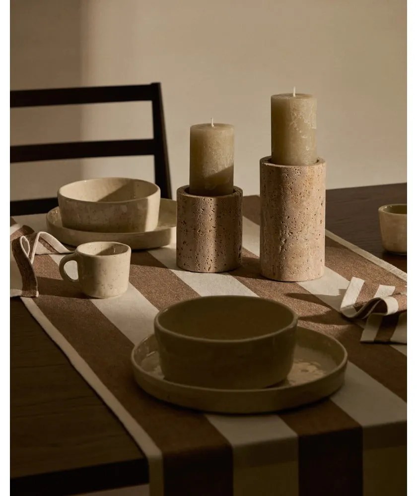 Lenkeverék tányéralátét szett 2 db-os 35x50 cm Maura – Kave Home