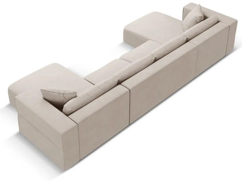 Bézs sarokkanapé ("U" alakú) Esther – Milo Casa