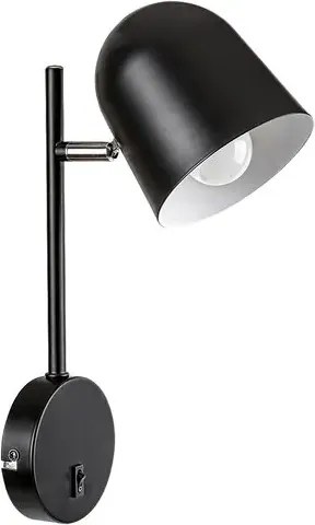 Rabalux beltéri fali lámpa e14 40w matt fekete egon