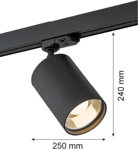 Argon BERGEN 4306 Sínreflektor 1x15W/E27 IP20