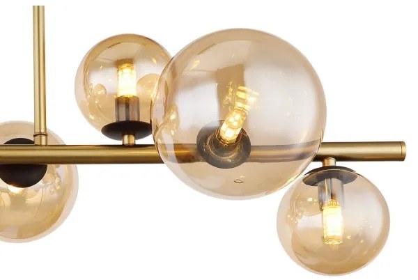 Globo 56135-9D - LED Csillár rúdon RIHA 9xG9/3W/230V sárgaréz