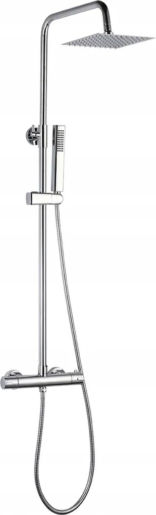 Termosztatikus Zuhanyoszlop Króm Csapteleppel Laveo