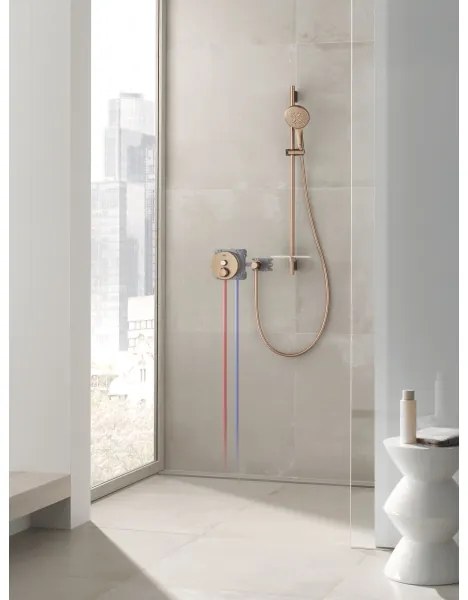 GROHE 26574DL0 - Kézi zuhany RAINSHOWER SMARTACTIVE 130 mm, rézszínű
