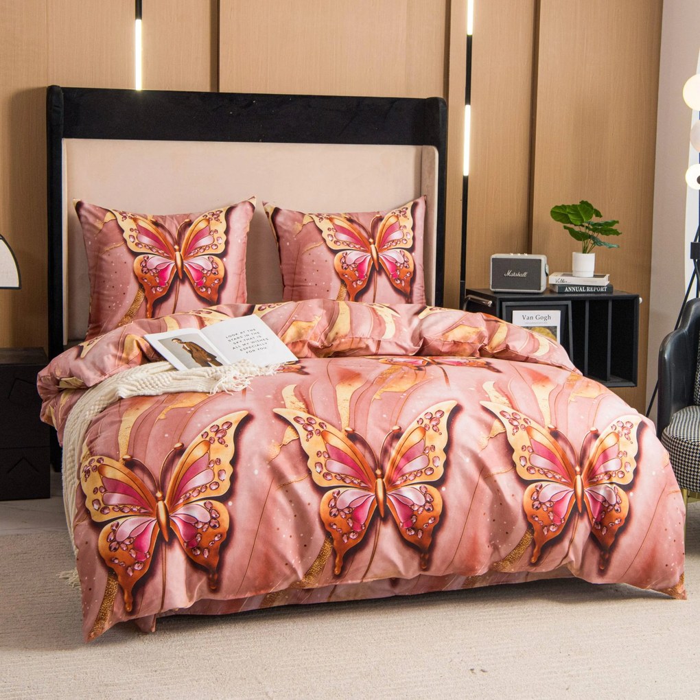 Mikroszálas ágyneműhuzat MONARELLE rózsaszínű Ágyneműhuzat mérete: 70 x 80 cm | 140 x 200 cm