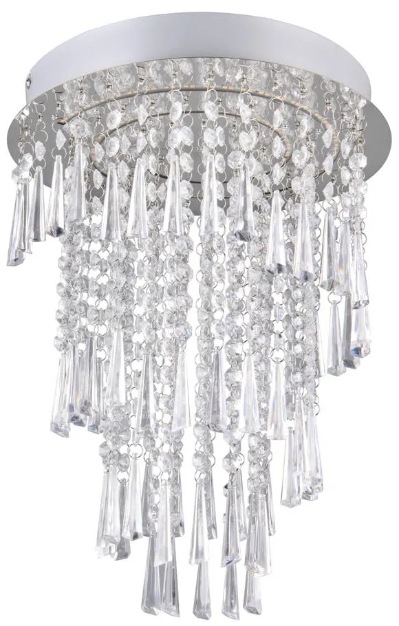 Ezüstszínű LED mennyezeti lámpa ø 30 cm Pomp – Reality