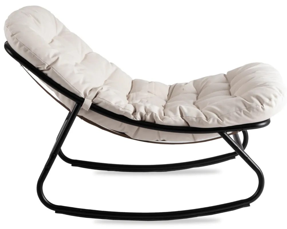 Fotel Bujany AURORA Beżowy