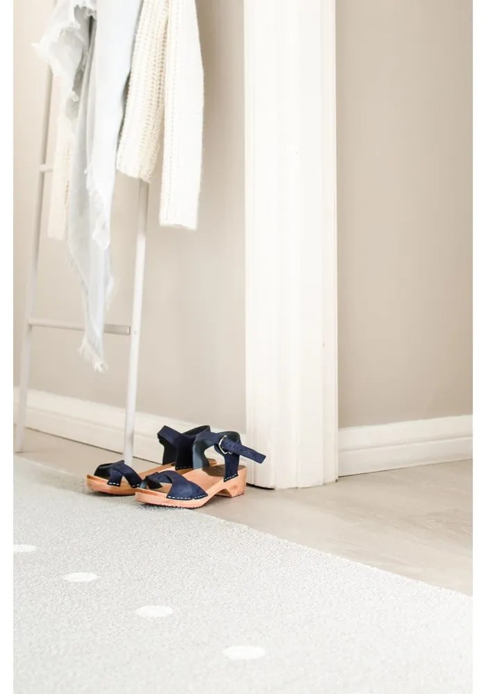 Bézs-krémszínű kültéri-beltéri futószőnyeg 70x280 cm Peg Linen Vanilla – Pappelina