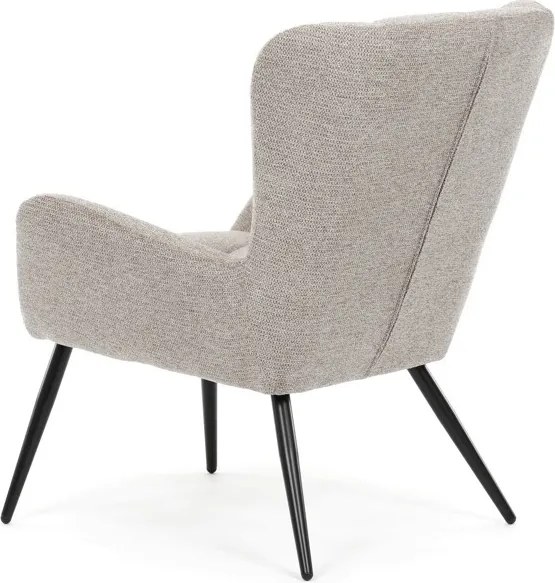 Fotel (füles), barna, szövet, AK-H9206 COF2