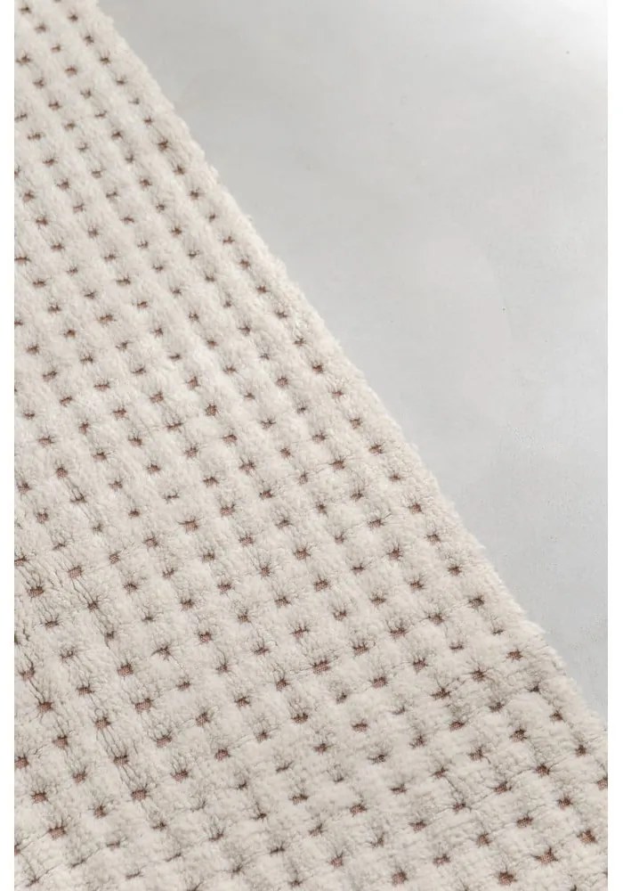 Elefántcsont színű mosható-kézi szövésű gyapjú futószőnyeg 80x230 cm Unexpected Wool – Lorena Canals