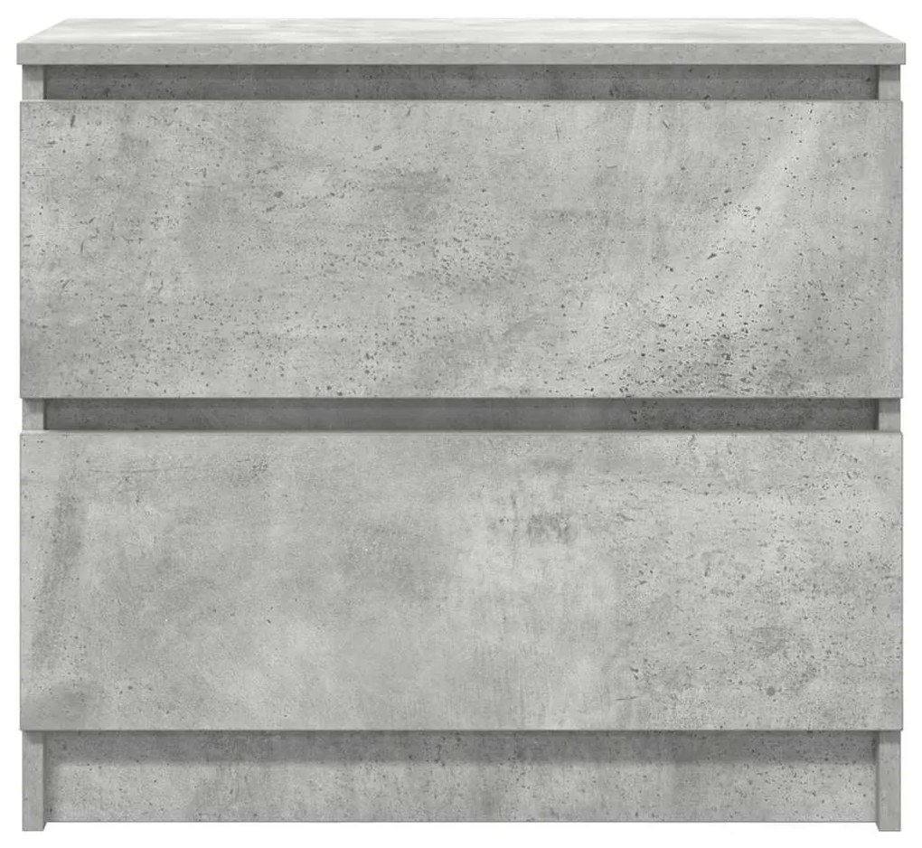 betonszürke szerelt fa TV-szekrény 60x35x54 cm