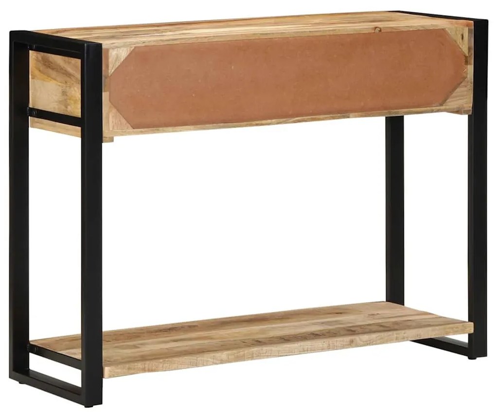 tömör nyersfa mangófa tálalóasztal 100 x 35 x 75 cm
