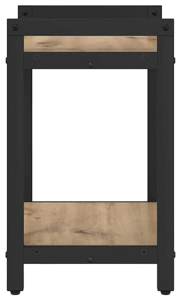 Könyvszekrény kézműves tölgy 40 x 30 x 48.5 cm Faanyag