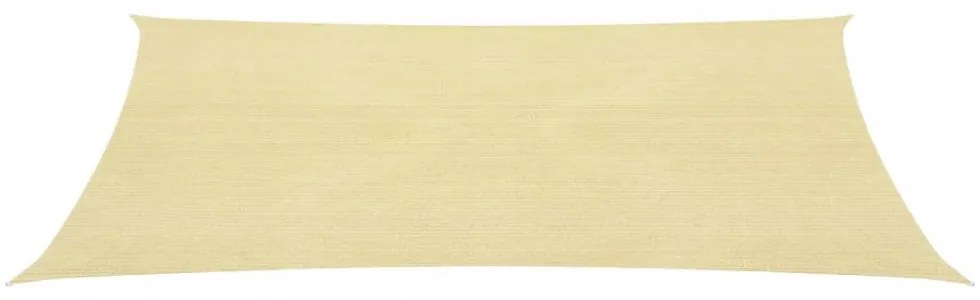 bézs HDPE napvitorla 160 g/m² 2,5 x 4,5 m